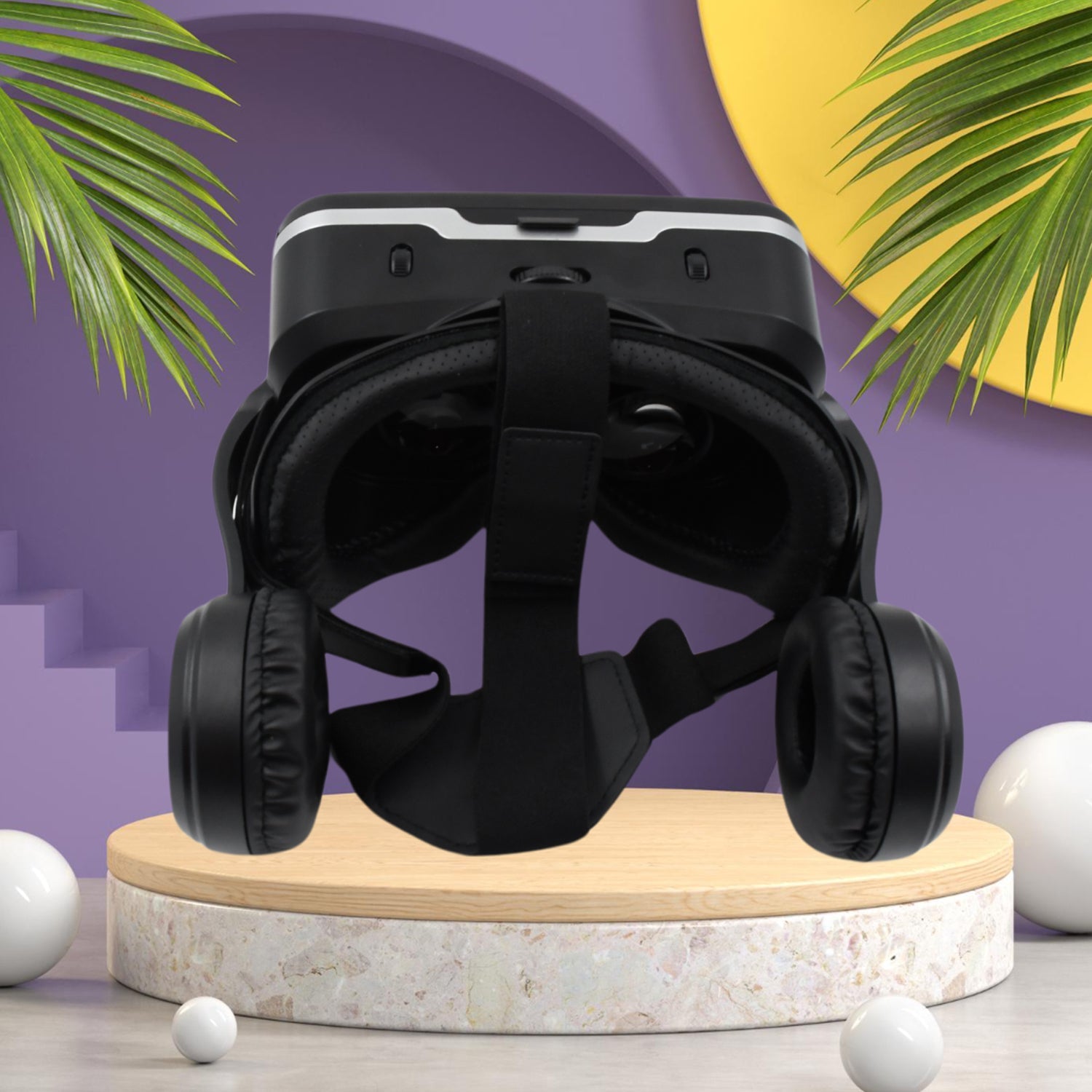 12836 3D / HD VR Glasses Virtual Reality Goggles Headset for iOS for Android Smartphone VR Goggles-For 3D VR Movies Video Games with Headphones (1 Pc) 12836 3D / HD VR Glasses Virtual Reality Goggles Headset for iOS for Android Smartphone VR Goggles-For 3D VR Movies Video Games with Headphones (1 Pc)